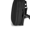 LISSORA Sportovní crossbody taška k nošení 3 způsoby, černá