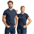 Unisex tričko s krátkým rukávem, ROLY ATOMIC, černá, vel. XL