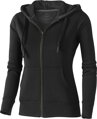 Mikina ELEVATE ARORA HOODED FULL ZIP LADIES SWEATER černá XXL