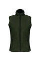 Dámská mikrofleecová vesta Kariban fleece vest women, tmavá vojenská zelená, vel. M