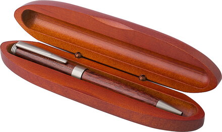 POE Dřevené kuličkové pero v krabičce