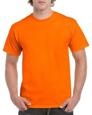 Triko GILDAN HEAVY COTTON ADULT T-SHIRT 180g, světle oranžová, M