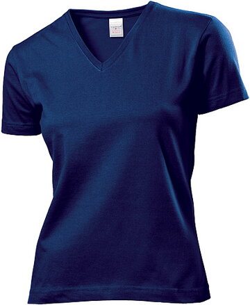 Tričko STEDMAN CLASSIC V-NECK WOMEN námořní modrá XXL