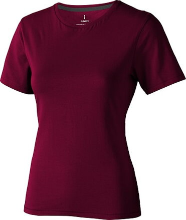 Tričko ELEVATE NANAIMO LADIES T-SHIRT vínová 188C, velikost XL