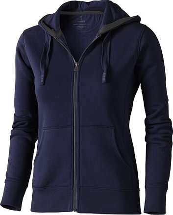 Mikina ELEVATE ARORA HOODED FULL ZIP LADIES SWEATER tmavě modrá M