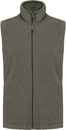 Pánská mikrofleecová vesta Kariban fleece vest men, vojenská světlá zelená, vel. XXL