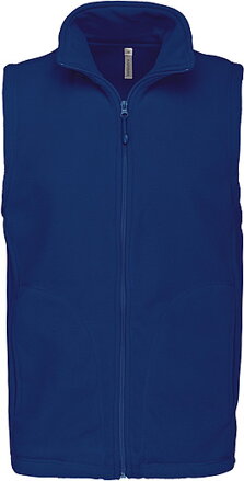 Pánská mikrofleecová vesta Kariban fleece vest men, indigo modrá, vel. XXL