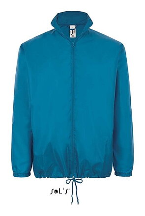 Unisex větrovka SOLS SHIFT - UNISEX WATER REPELLENT WINDBREAKER, modrozelená, S