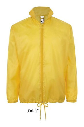 Unisex větrovka SOLS SHIFT - UNISEX WATER REPELLENT WINDBREAKER, žlutá, S