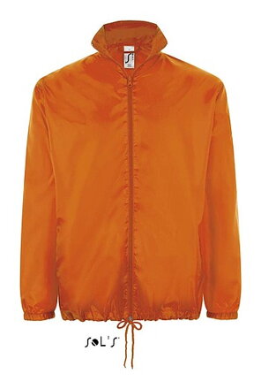 Unisex větrovka SOLS SHIFT - UNISEX WATER REPELLENT WINDBREAKER, oranžová, 3XL