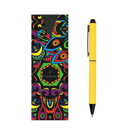 PIERRE CARDIN CELEBRATION Kovové kuličkové pero se stylusem, žlutá