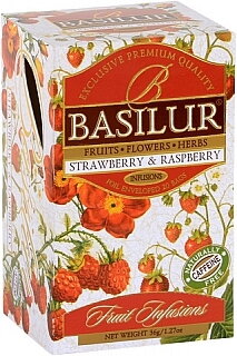 Basilur Fruit Strawberry & Raspberry přebal 20x1,8g