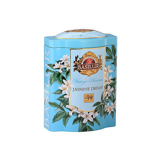 BASILUR Sypaný čaj Vintage Blossoms Jasmine Dream, plech 100 g