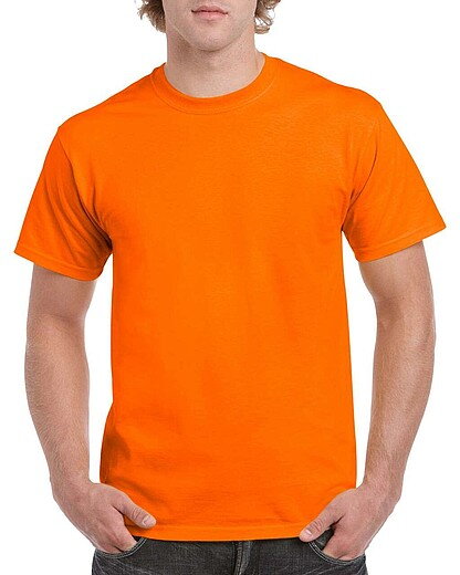 Triko GILDAN HEAVY COTTON ADULT T-SHIRT 180g, světle oranžová, XL