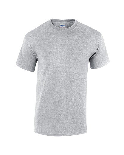 Triko GILDAN HEAVY COTTON ADULT T-SHIRT 180g, světle šedý melír, 3XL