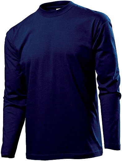 Tričko STEDMAN CLASSIC LONG SLEEVE MEN tmavě modrá M