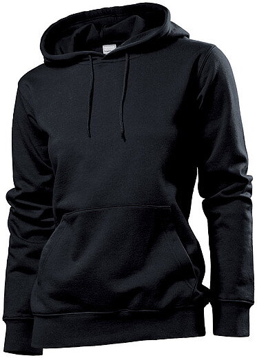 Mikina STEDMAN HOODED SWEATSHIRT WOMEN černá S