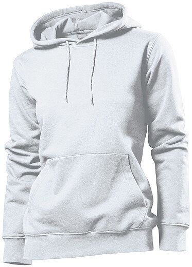 Mikina STEDMAN HOODED SWEATSHIRT WOMEN bílá M