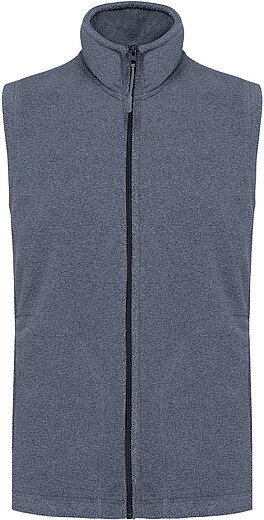 Pánská mikrofleecová vesta Kariban fleece vest men, tmavá námořní modrá, vel. M