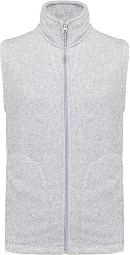 Pánská mikrofleecová vesta Kariban fleece vest men, antracitová, vel. 4XL